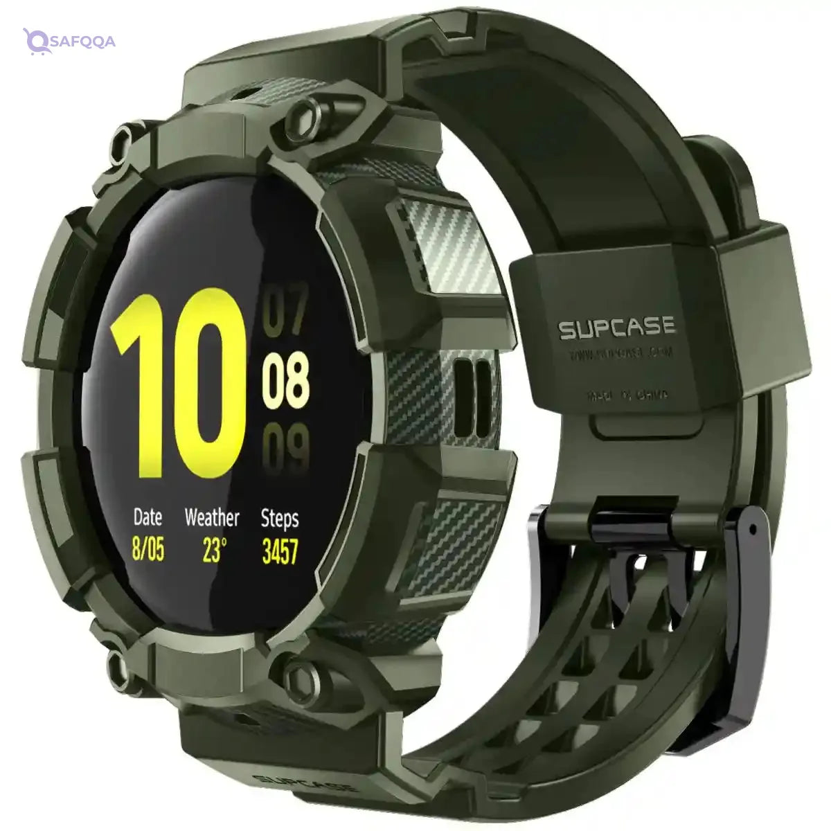 SUPCASE [Unicorn Beetle Pro Series] Case for Galaxy Watch Active 2/Galaxy Watch Active [40mm], Rugged Protective Case with Strap Bands for Galaxy Watch Active/Active 2 [40mm] (2019 Release) - Green - Safqqa Egypt