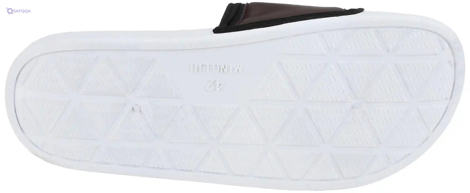 OX Rubber White Slides OX1077 For Men - Safqqa