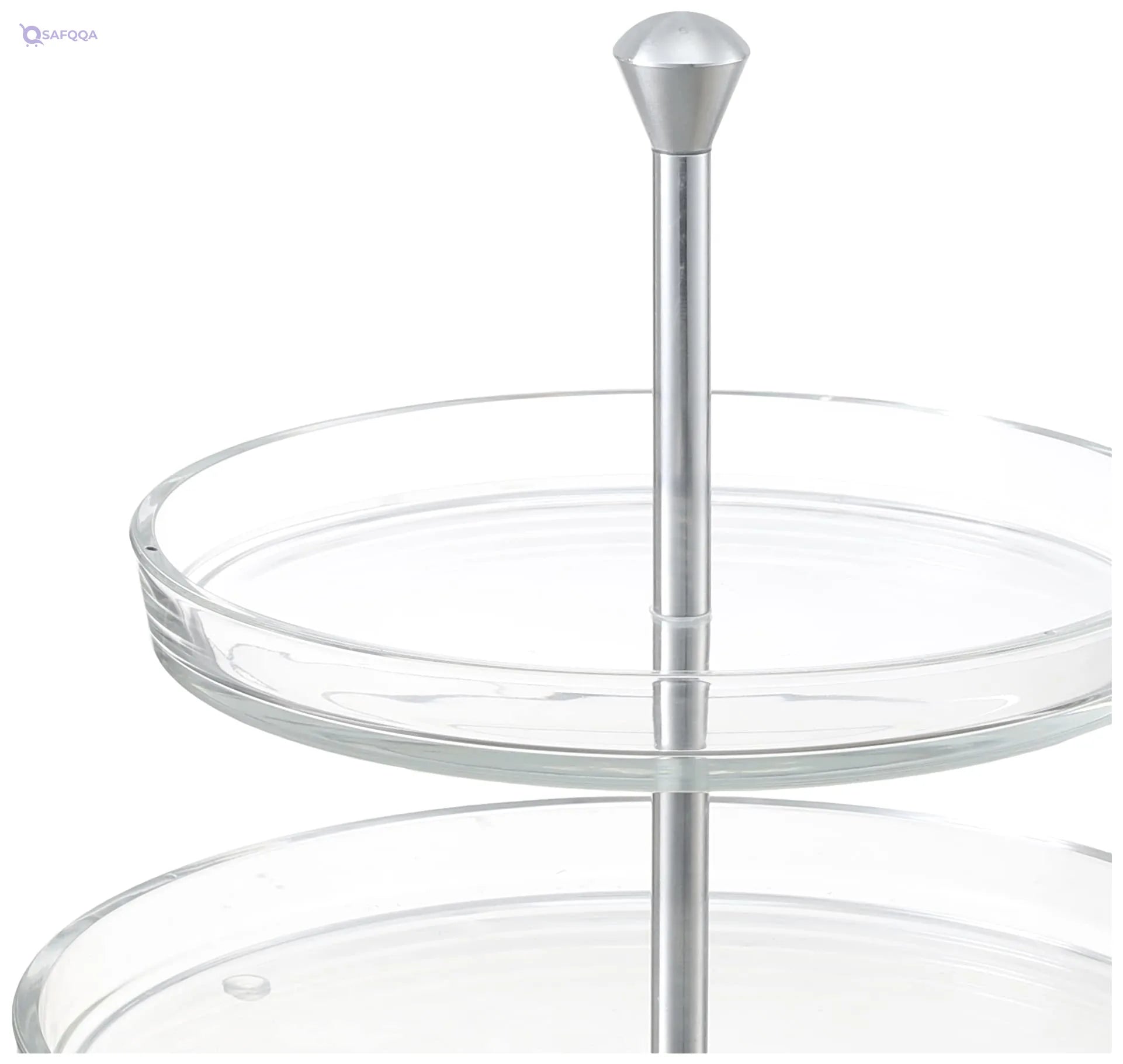 Double-Layer Snack & Cookie Tray – Organized Storage - Safqqa