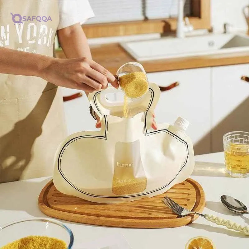 Durable Legume Storage Bags (Set of 2) Stylish Design for Efficient Legume Organization - Safqqa