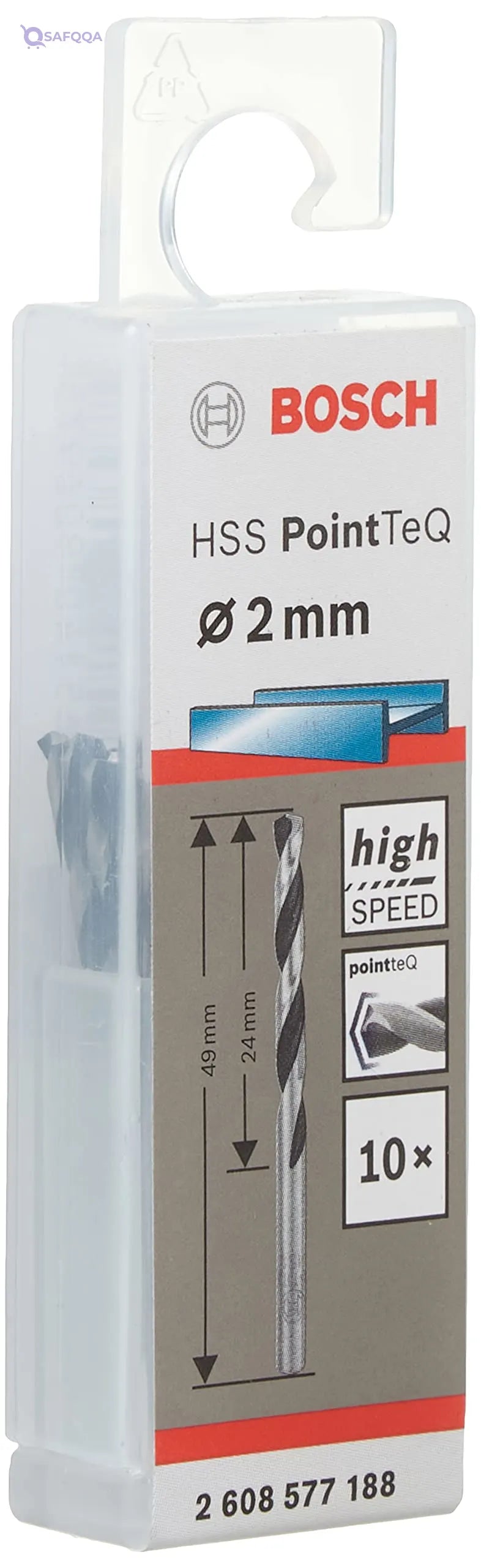 Bosch HSS PointTeQ Drill Bit – 2.0 mm - Safqqa