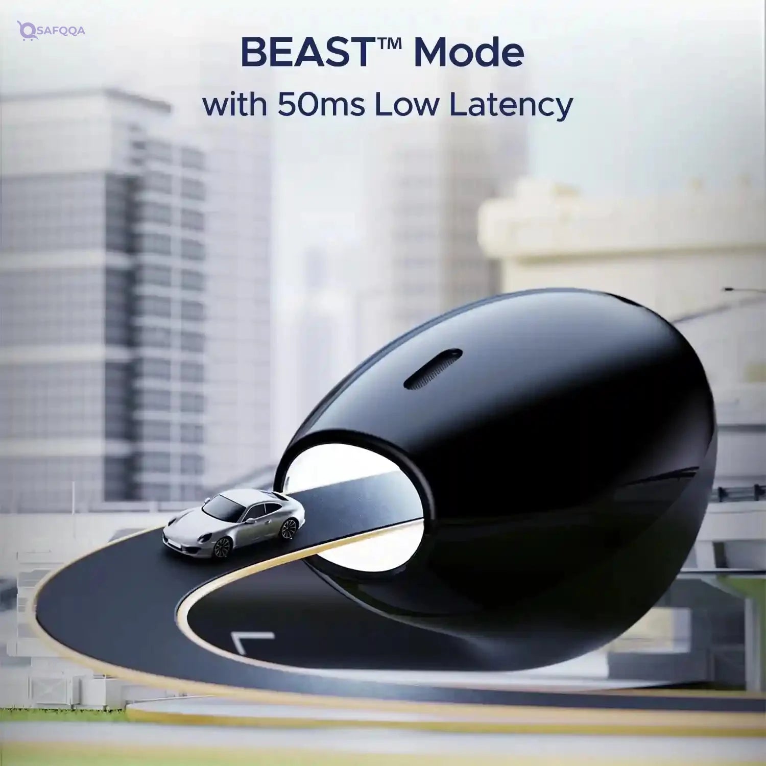 boAt Wireless Bluetooth Headset - Black - Safqqa