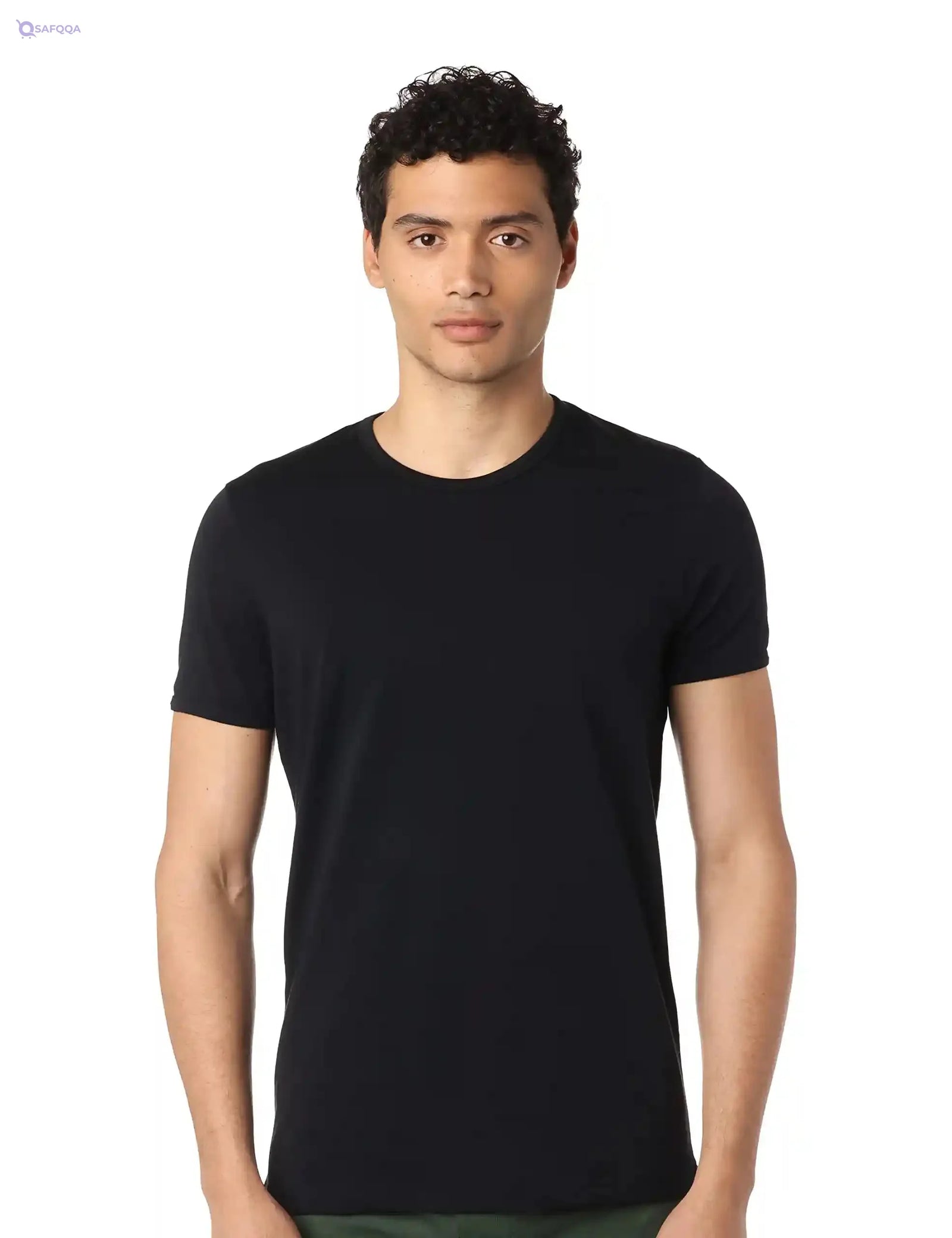 Hero Basic Men’s Round Neck Short Sleeve Undershirt – Soft & Comfortable - Safqqa
