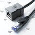 KabelDirekt â€“ 2m â€“ LAN & Ethernet extension cable (RJ45 female coupler/male connector, extends network cables with full data transfer speed â€“ CAT 7, 10Gbit/s, SF/FTP shielding, black) - Safqqa Egypt