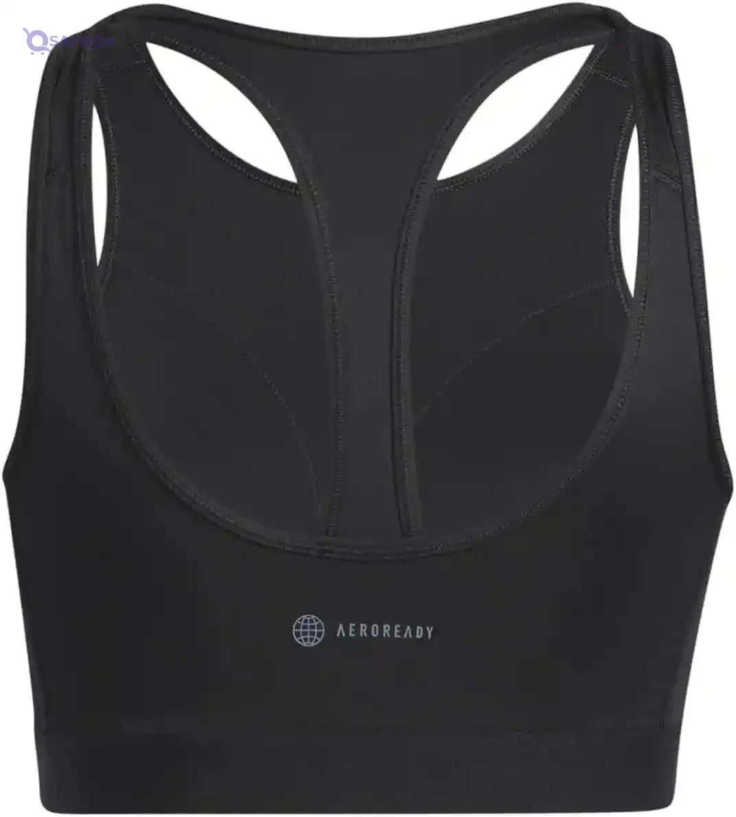 Adidas LS FARM B HA0063 Women’s Training Bra – Light Support, Black - Safqqa