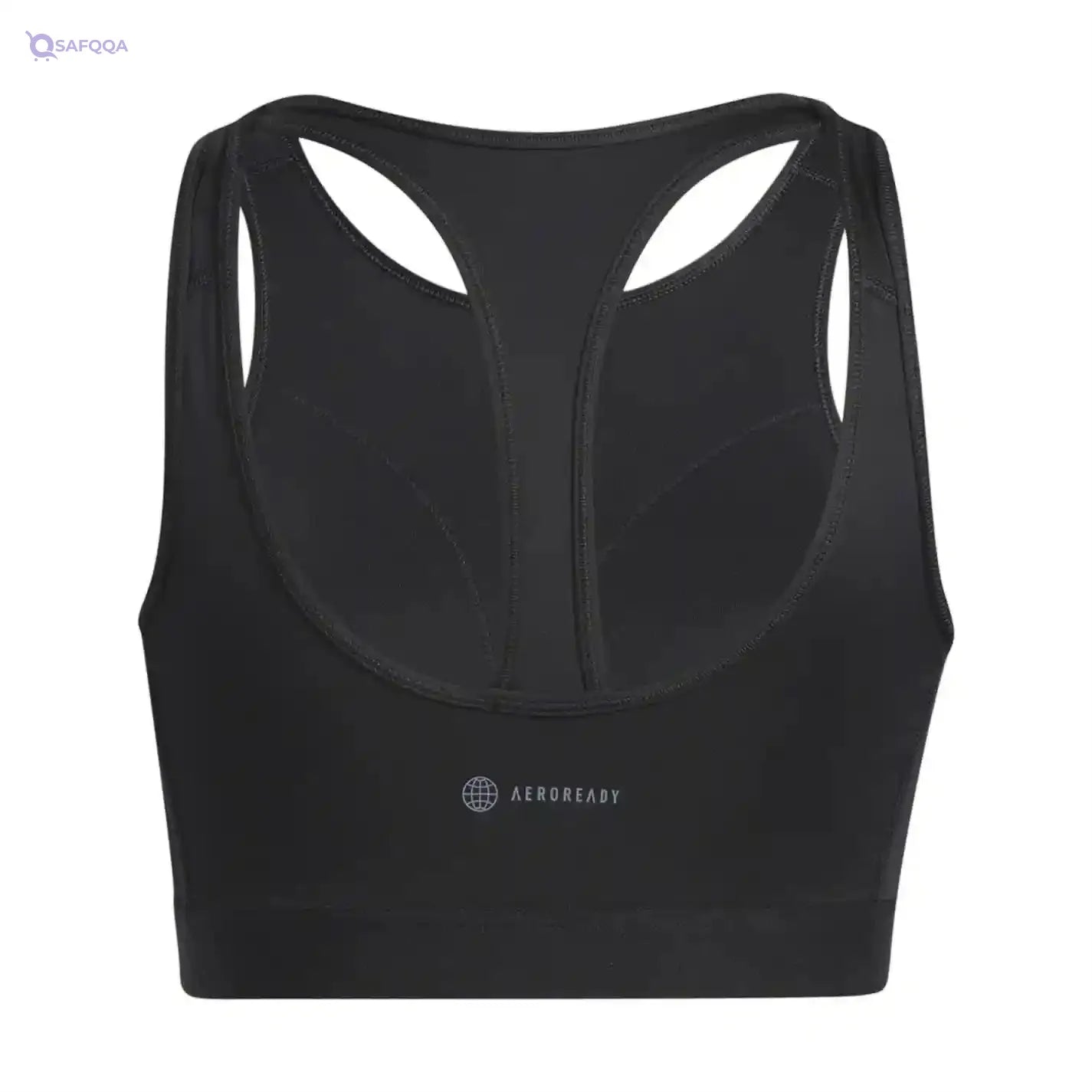 Adidas LS FARM B HA0063 Women’s Training Bra – Light Support, Black - Safqqa