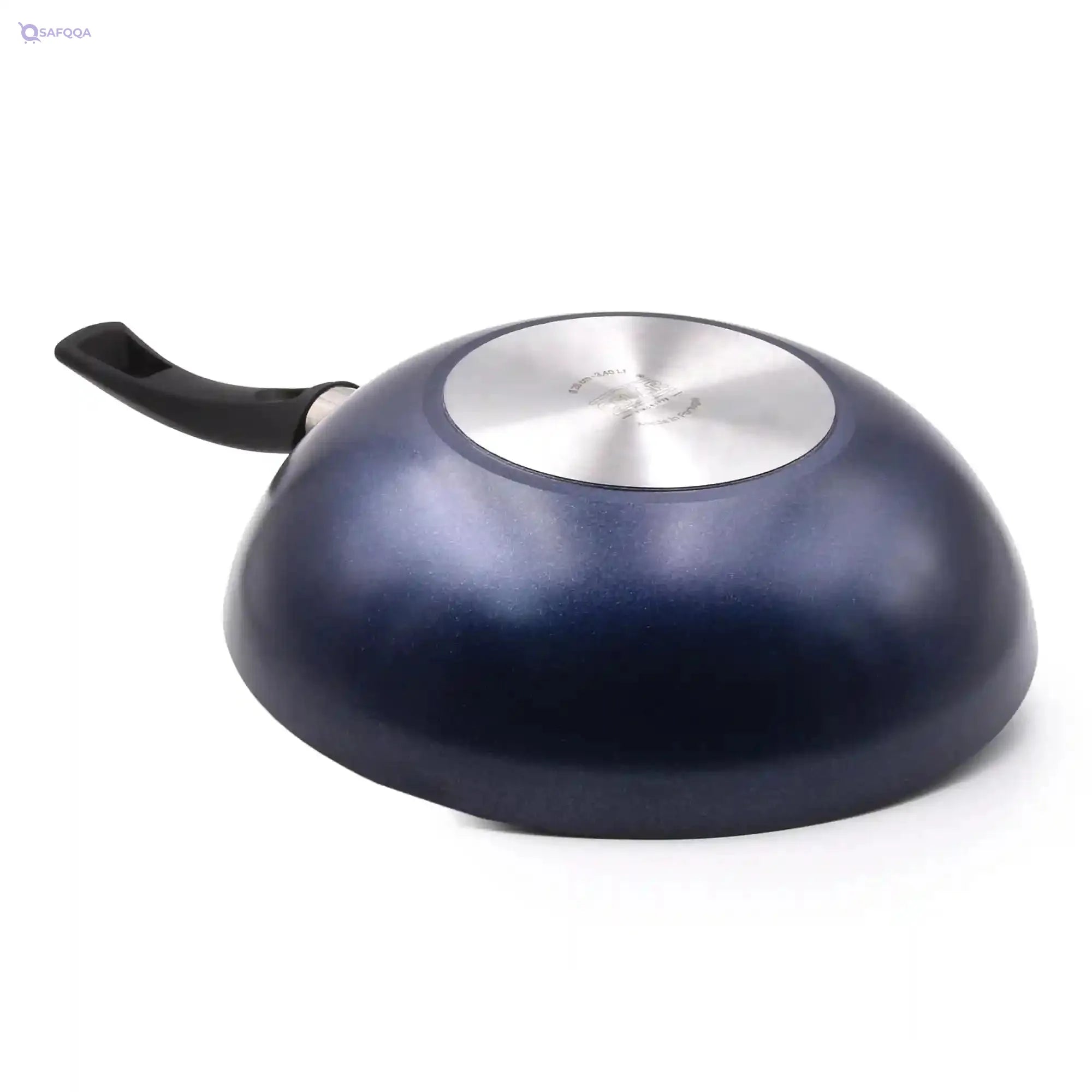 Celar Aluminum Lady Blue Wok, 28 cm Diameter, Induction + Gas Stove, Made In Portugal - Safqqa