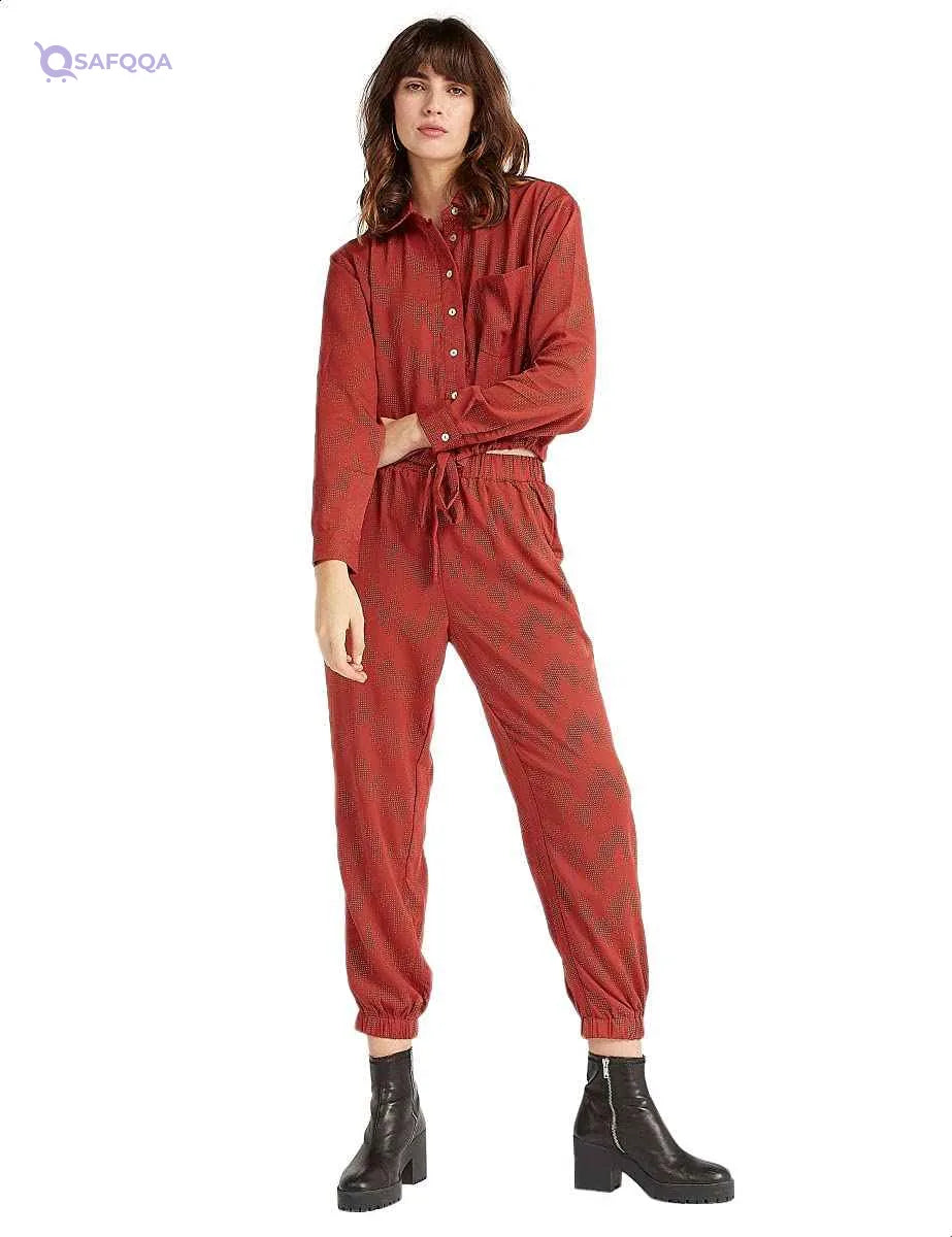 2Xtremz Cotton Slim-Fit Elastic Waist Pants for Women M - Safqqa Egypt