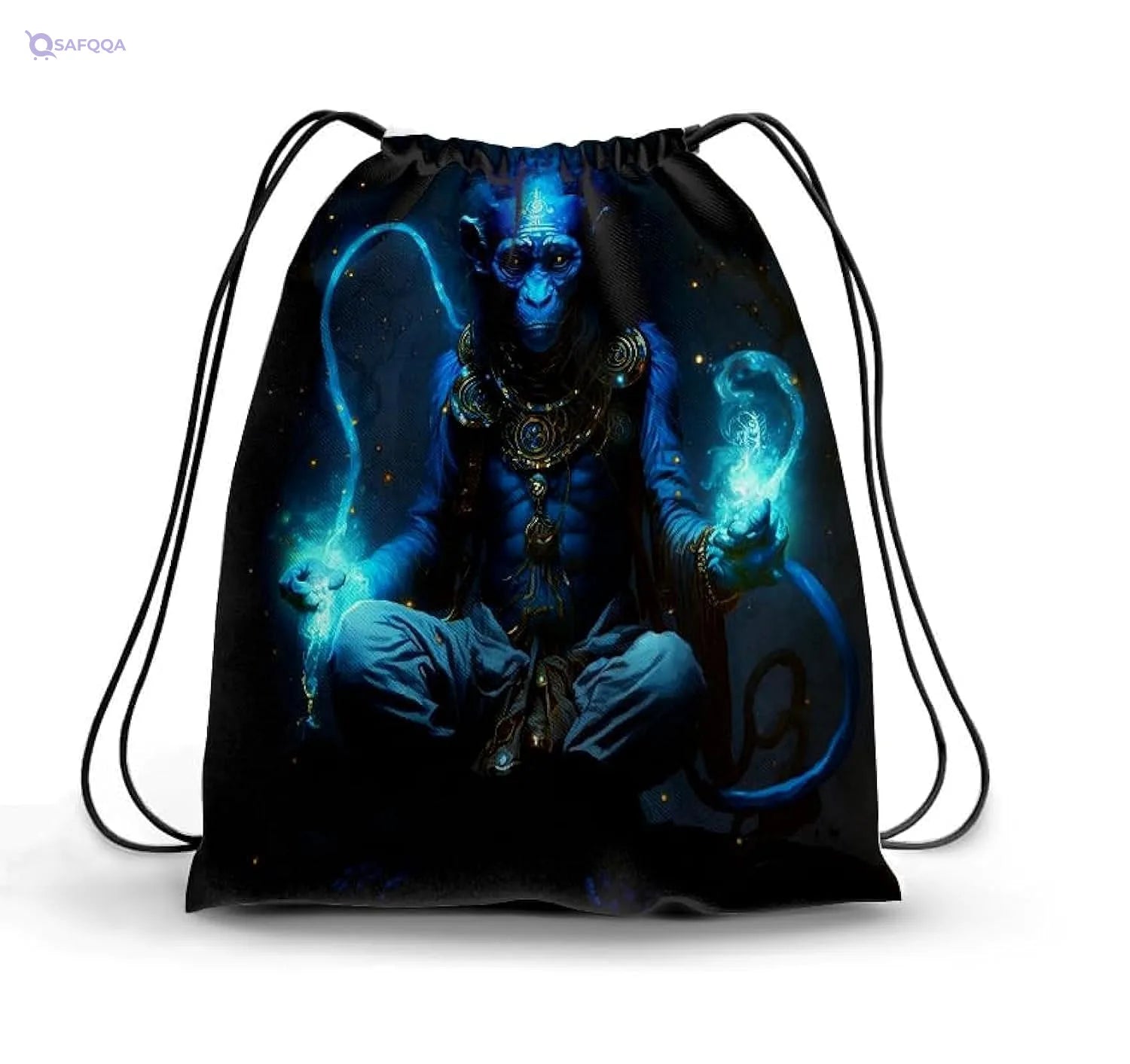 TAT DRAWSTRING BAG - 954, MultiColor, Large - Safqqa