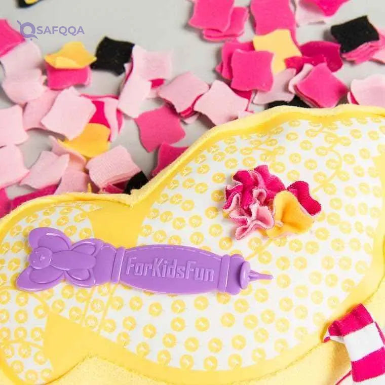 Smiki 6278053  Flamingo Coloring Pillow, Yellow - Safqqa