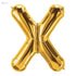 Giant Gold Letter X Balloon – Perfect for Birthdays & Special Events - Safqqa