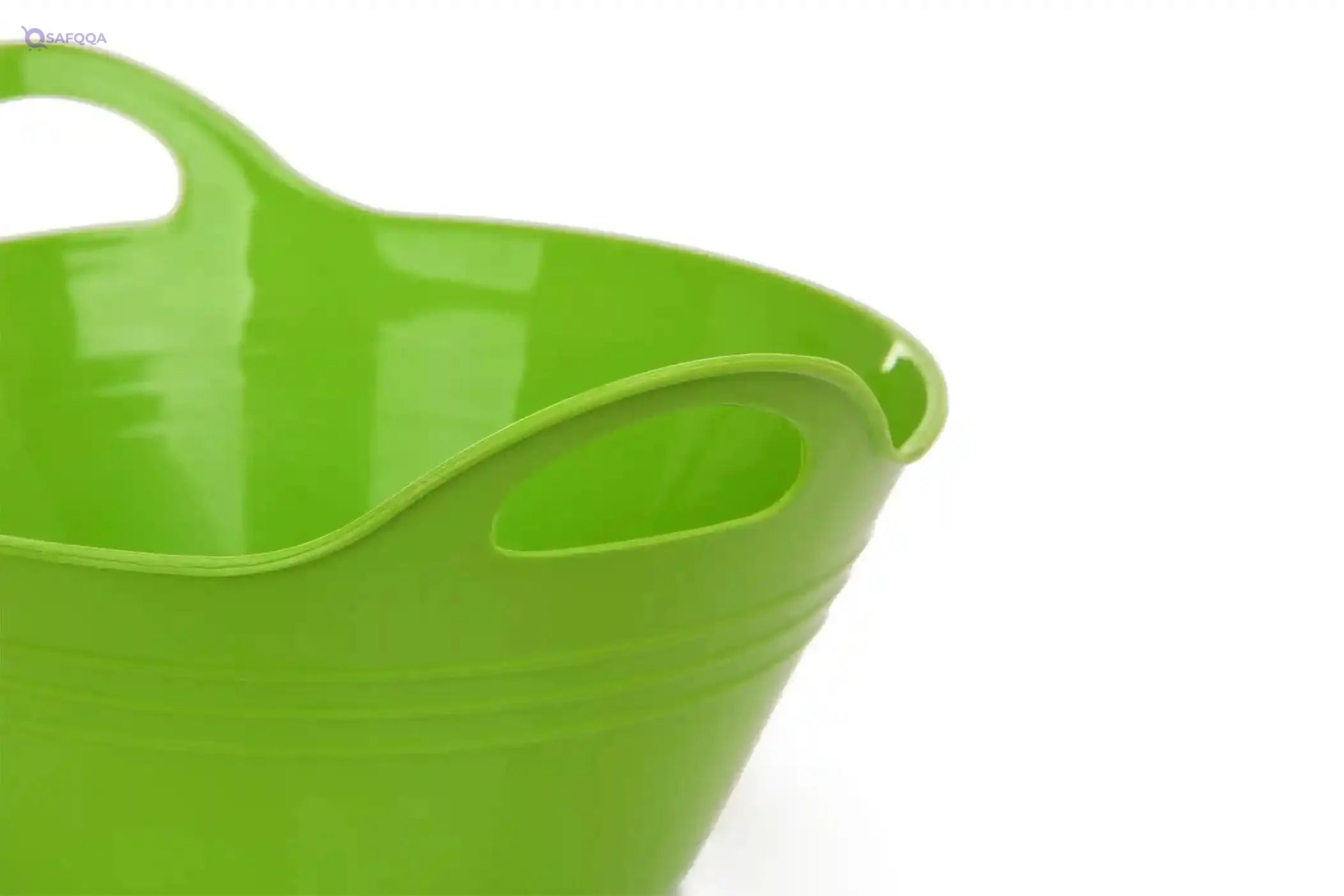 Mintra Home Plastic Bowls with Handles (1.8L Medium 2pk, Green) - Safqqa
