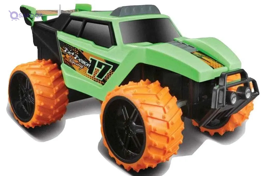 Maisto dirt demon remote controlled car for boys, scale 1-16 - multi color - Safqqa Egypt