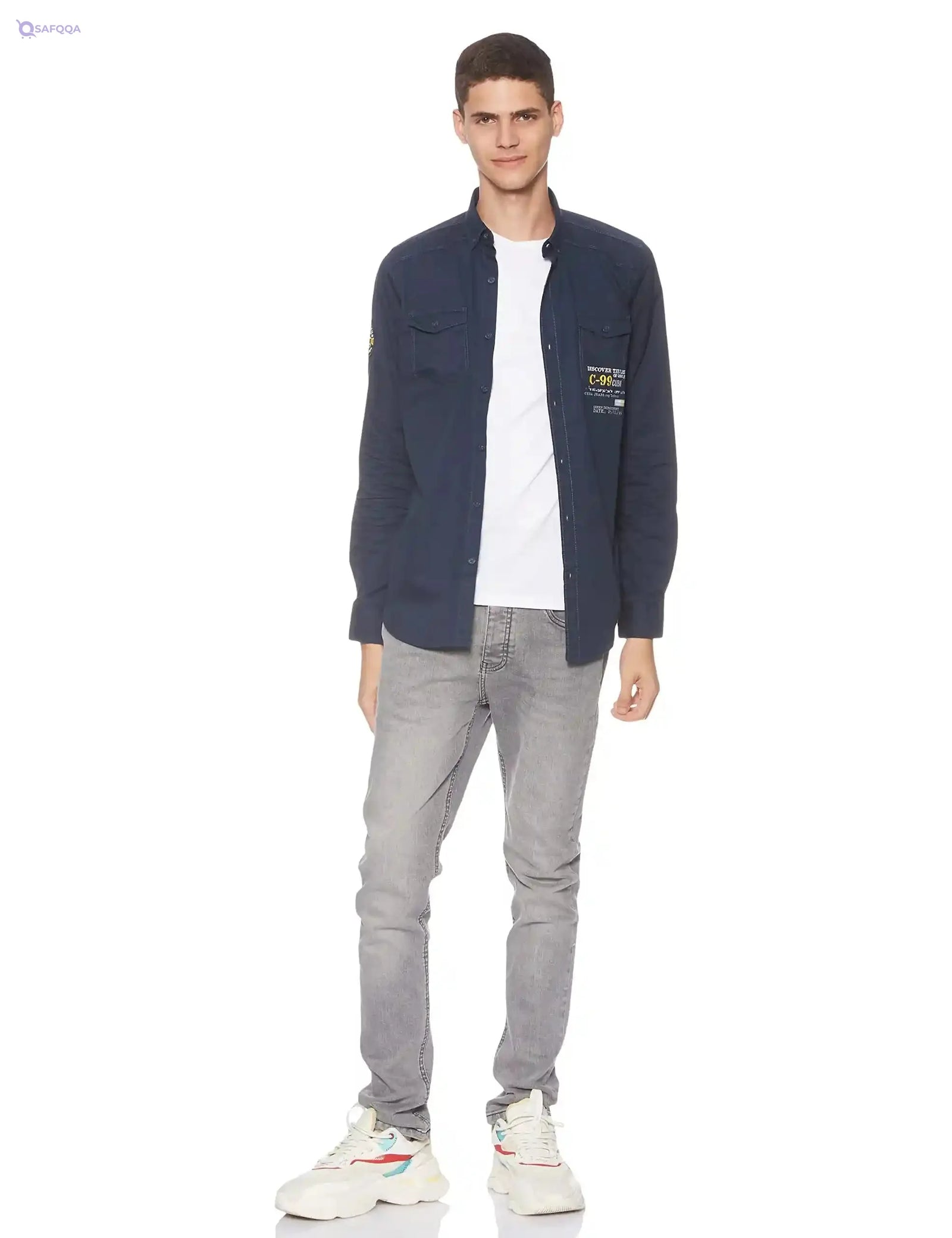 Town Team mens Cuba Plain Long Sleeves Shirt - Safqqa Egypt