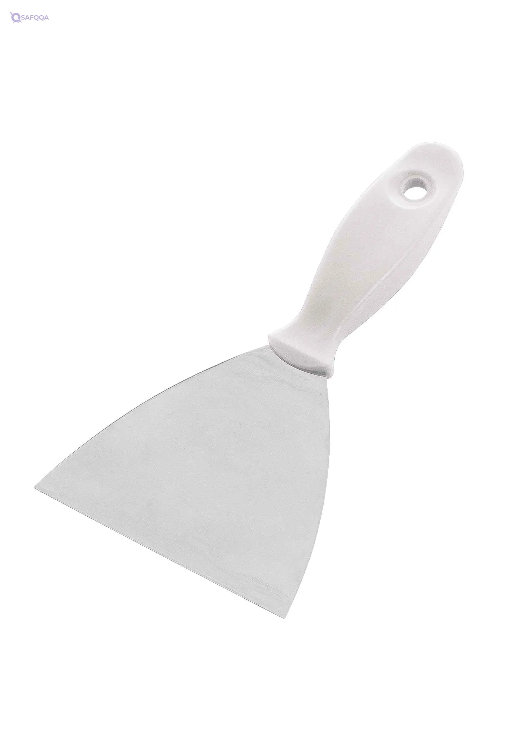 Maya Stainless Steel Spatula with PP Handle Medium ( 120 mm ) White 88100 - Safqqa Egypt