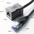 KabelDirekt – 1m – LAN & Ethernet extension cable (RJ45 female coupler/male connector, extends network cables with full data transfer speed – CAT 7, 10Gbit/s, SF/FTP shielding, black) - Safqqa Egypt