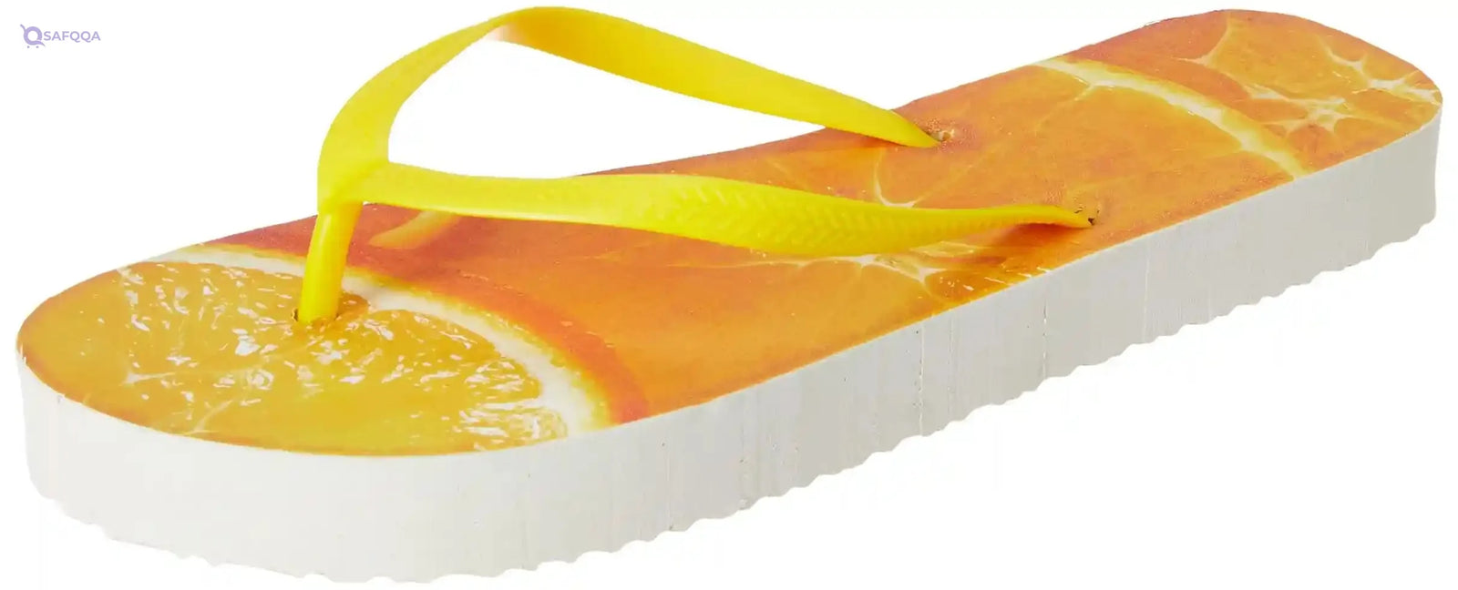 Confortavel womens Flip Flop Slipper Flip-Flop- Orange & Yellow - Safqqa Egypt