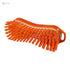 Maya Hand Scrub Brush Resin Set Stiff (210 x 70 mm) Orange 95063 - Safqqa Egypt