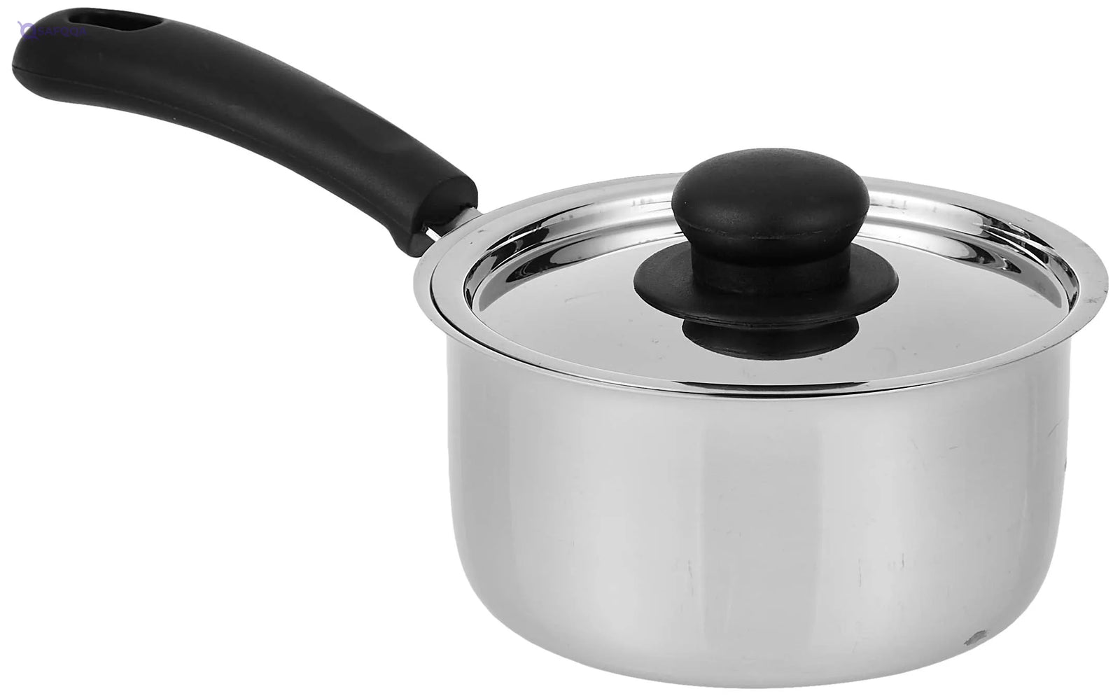 Raj Stainless Steel Saucepan with Lid, Silver , 15.5 cm GSSSP1 - Safqqa