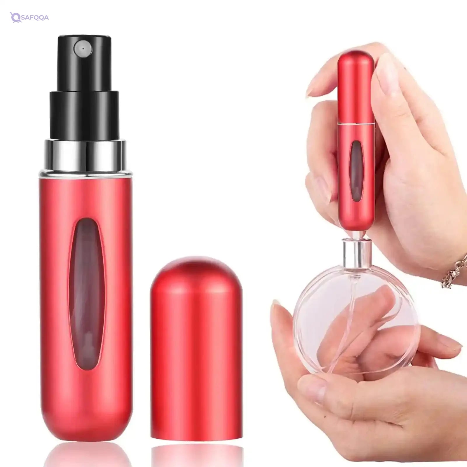 Wendergo Perfume Atomiser Refillable Perfume Bottle 5ML Mini Portable Travel Spray Bottle - Safqqa