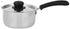 Raj Stainless Steel Saucepan with Lid, Silver , 15.5 cm GSSSP1 - Safqqa