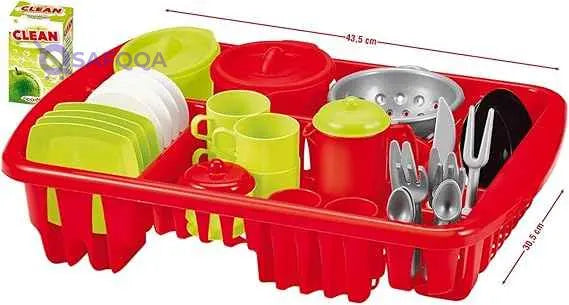 Écoiffier Large Draining Rack Garni 1209 Imitation Set - Suitable for 18+ Months - Safqqa Egypt
