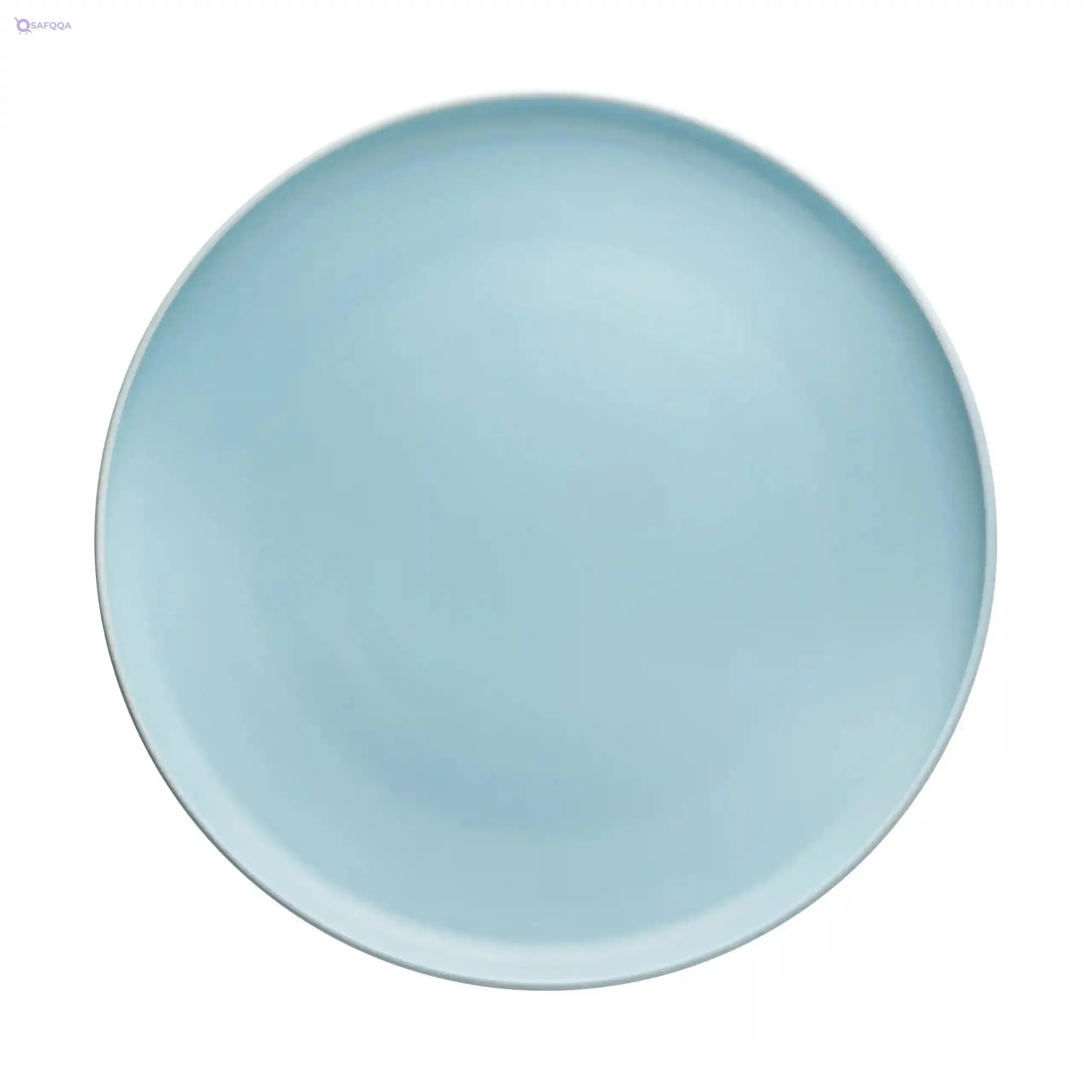 Fathy Mahmoud  Porcelain Tableware Dinner 30-Piece Set, Matte Light Blue - Safqqa