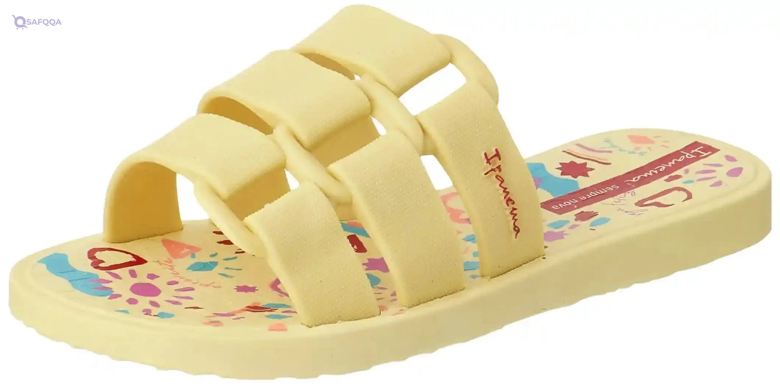 Ipanema Slipper For Girls,Easy to slip on and off for convenience,Durable sole suitable for indoor and outdoor use. - Safqqa