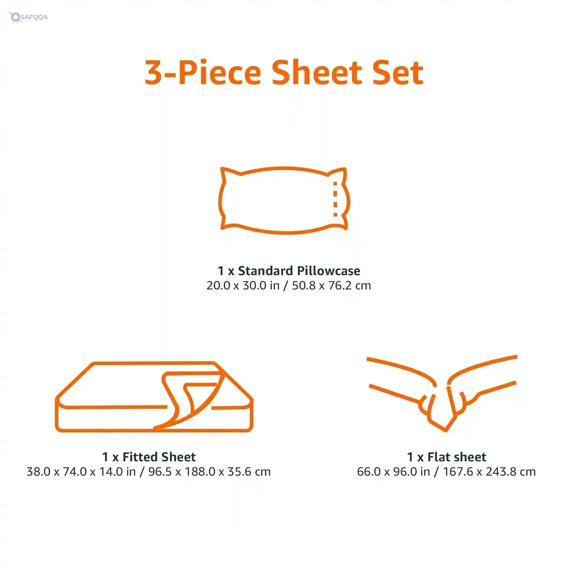 Generic Lightweight Super Soft Easy Care Microfiber 3-Piece Bed Sheet Set with 35.56 CM Deep Pockets, Twin, Blush Pink - Safqqa