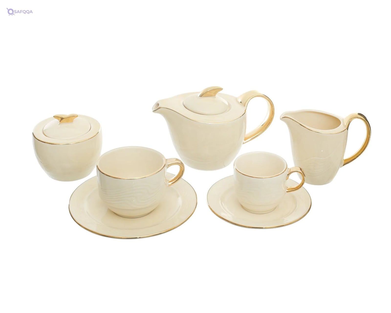 ROSA Dinner Set ,57 Pieces Durable and elegant tableware design - Safqqa