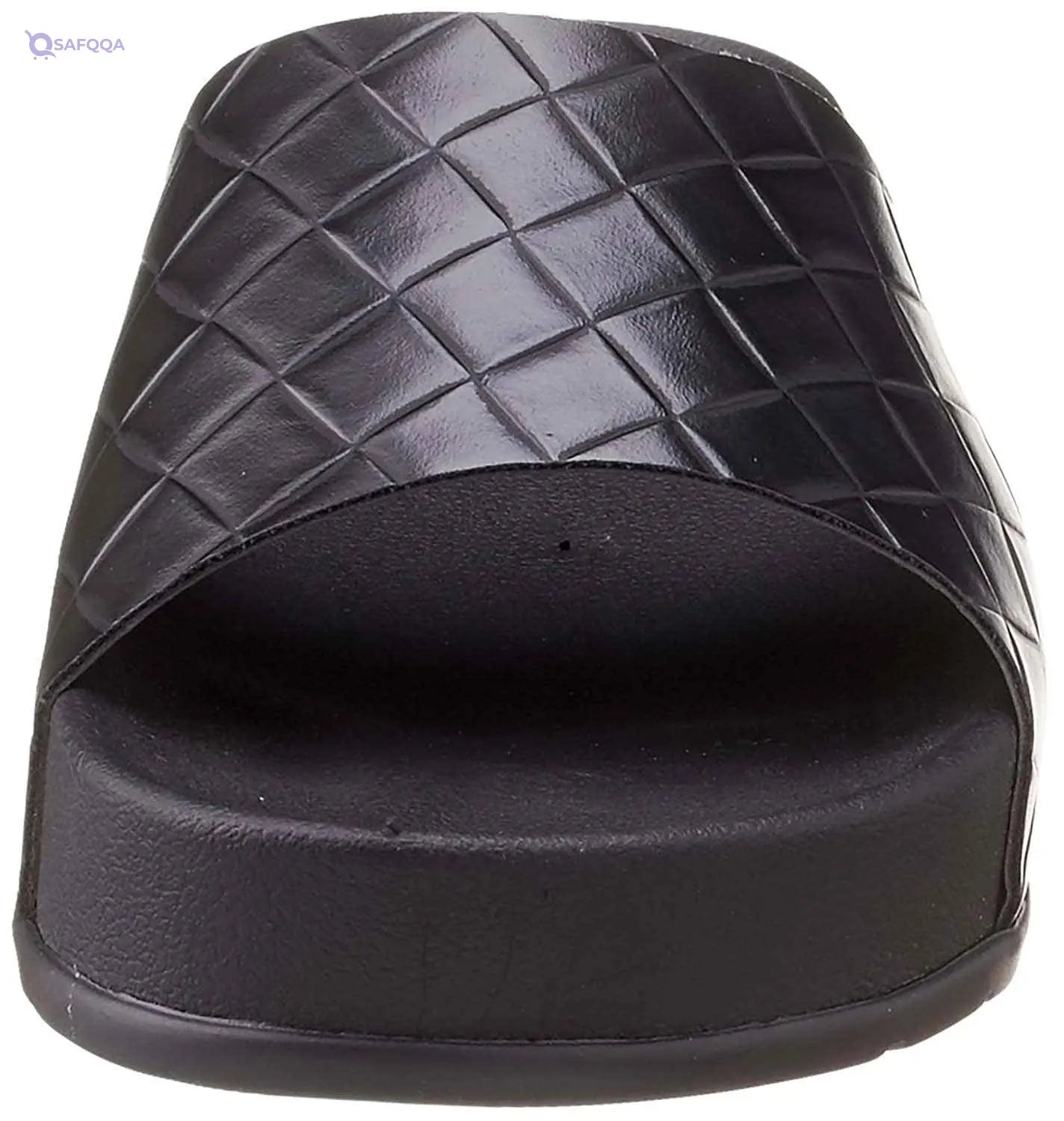 Basket-Weave Slide Slippers For Women - Safqqa Egypt