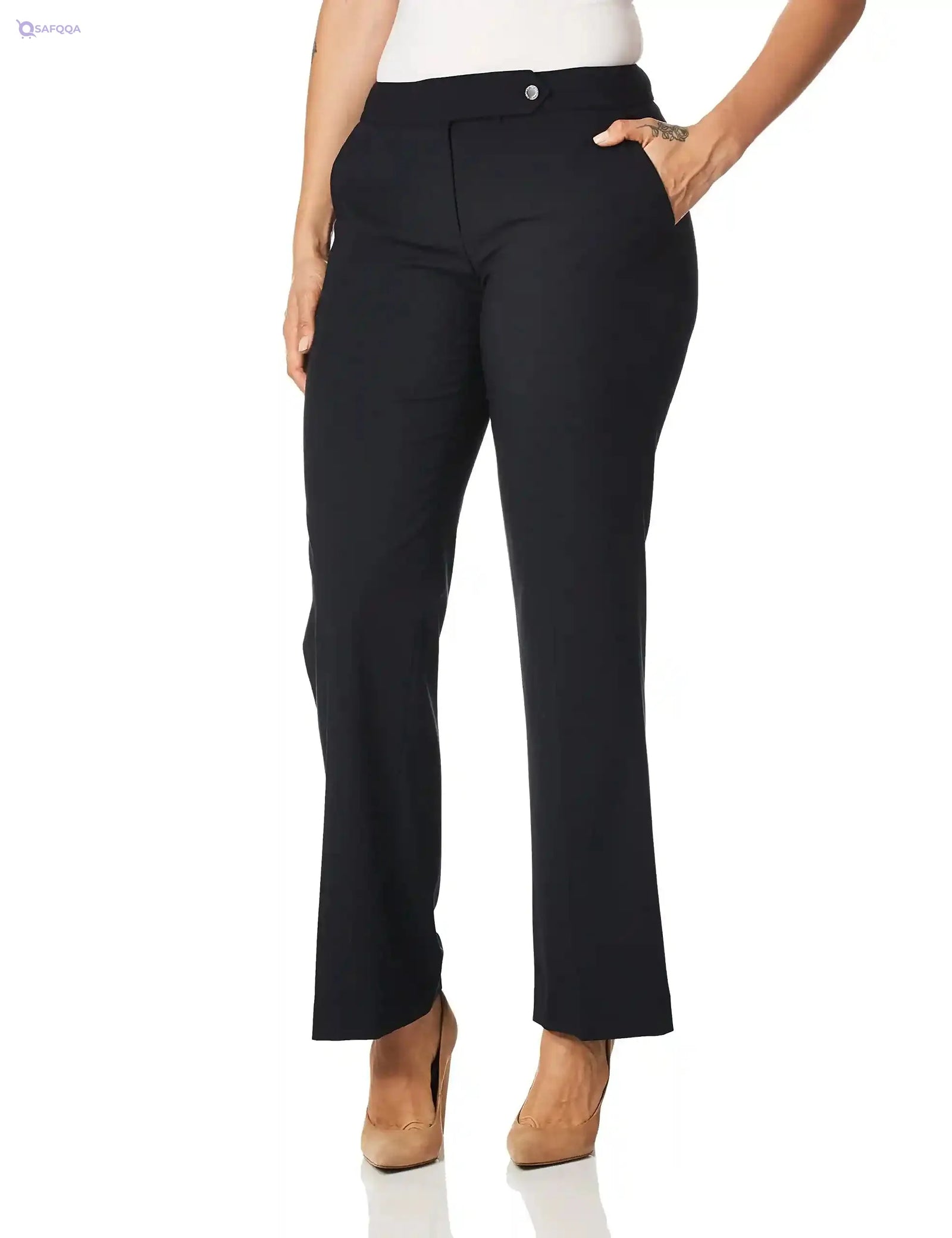 Calvin Klein Women’s Classic Fit Straight Leg Suit Pant - Safqqa