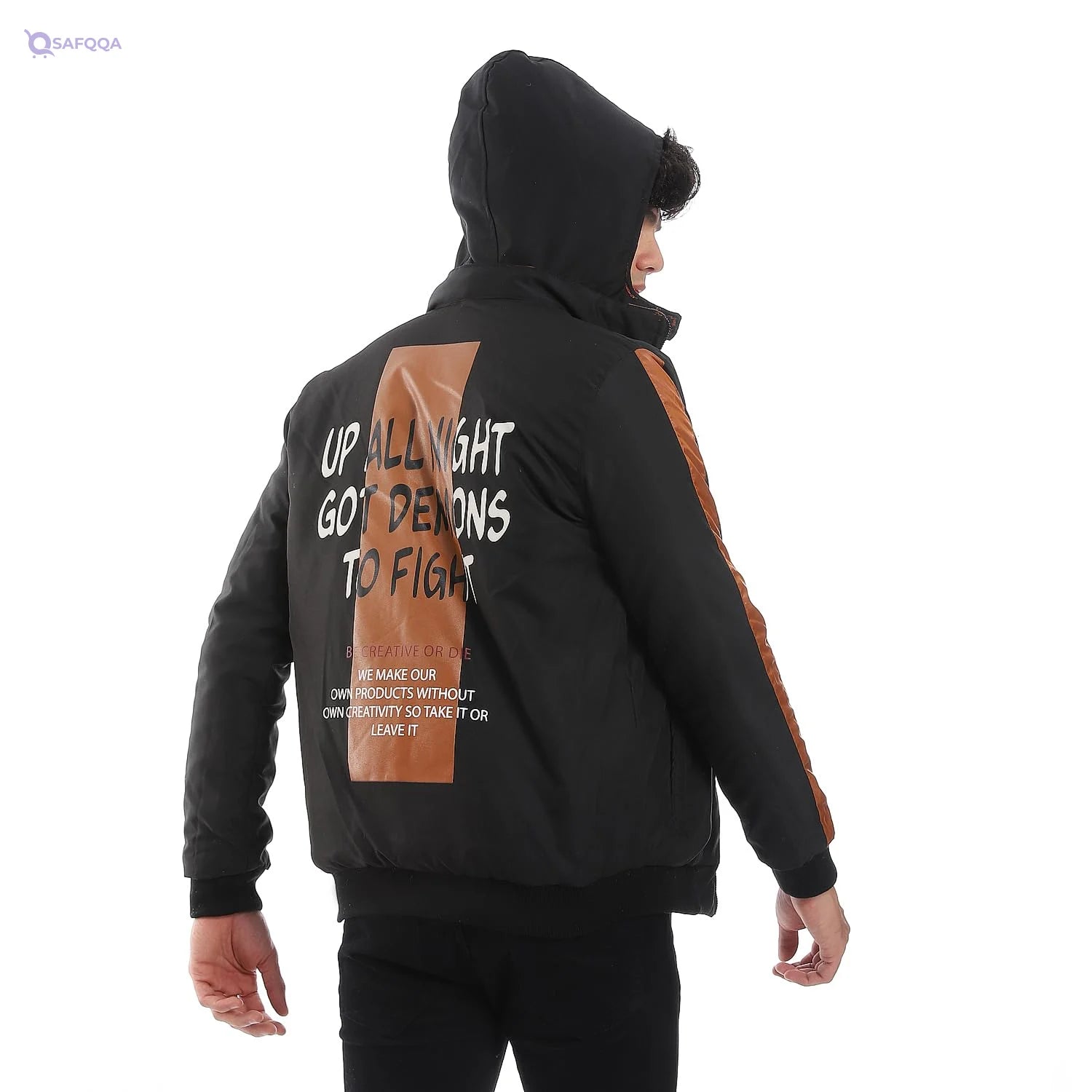 Andora Double Face Waterproof Bomber Jacket For Men,Soft inner lining for added warmth and comfort. - Safqqa