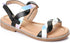 grinta girls RH256-BLACK Flat Sandal - Safqqa Egypt