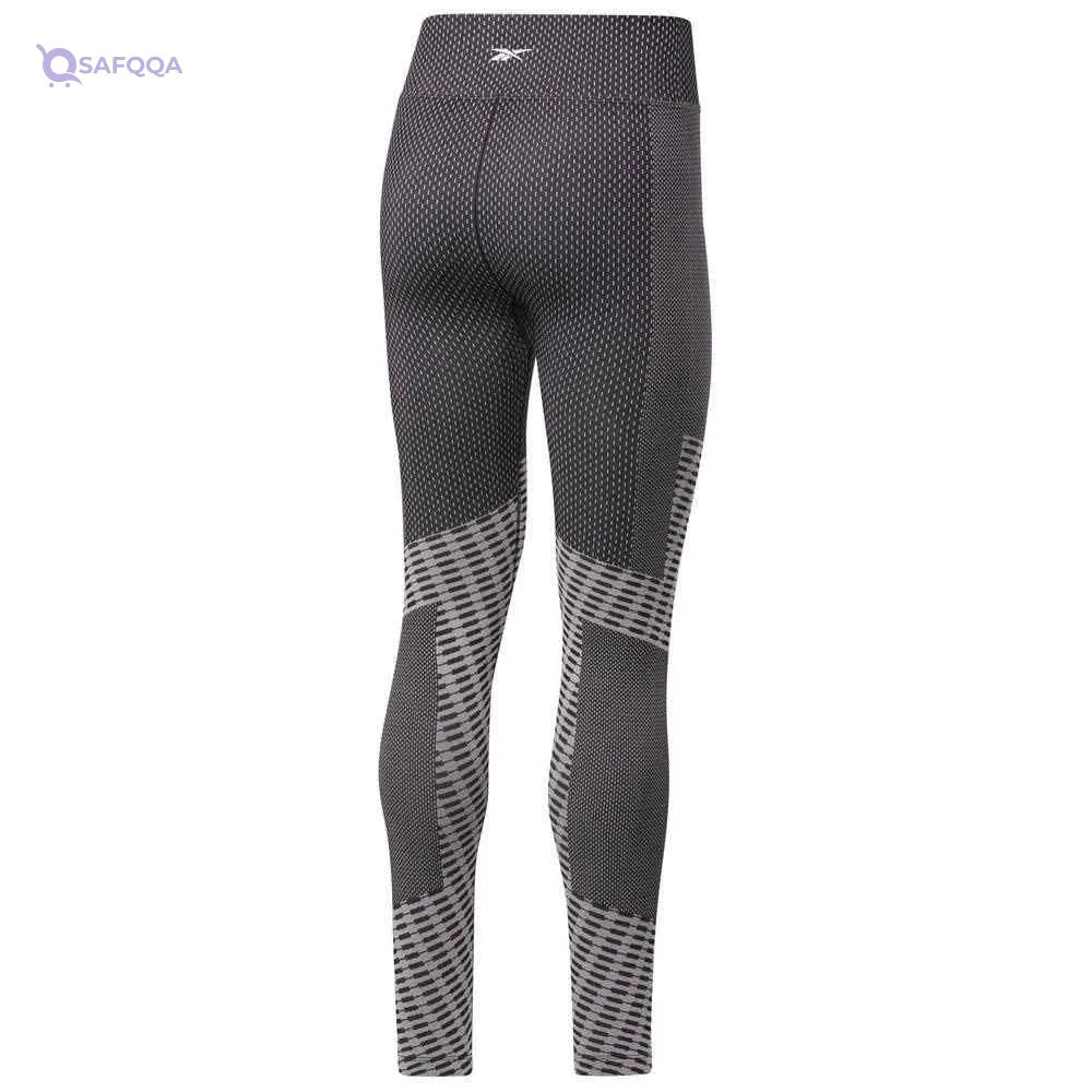 Reebok Women's Ts Seasonal Seamless Tights Trousers - Safqqa
