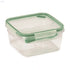 Snips Plastic Lunch Box, 1.4 L, Square, Multicolor - Safqqa