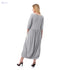 Jamila Women Elbow Sleeves Solid Dress - Safqqa Egypt