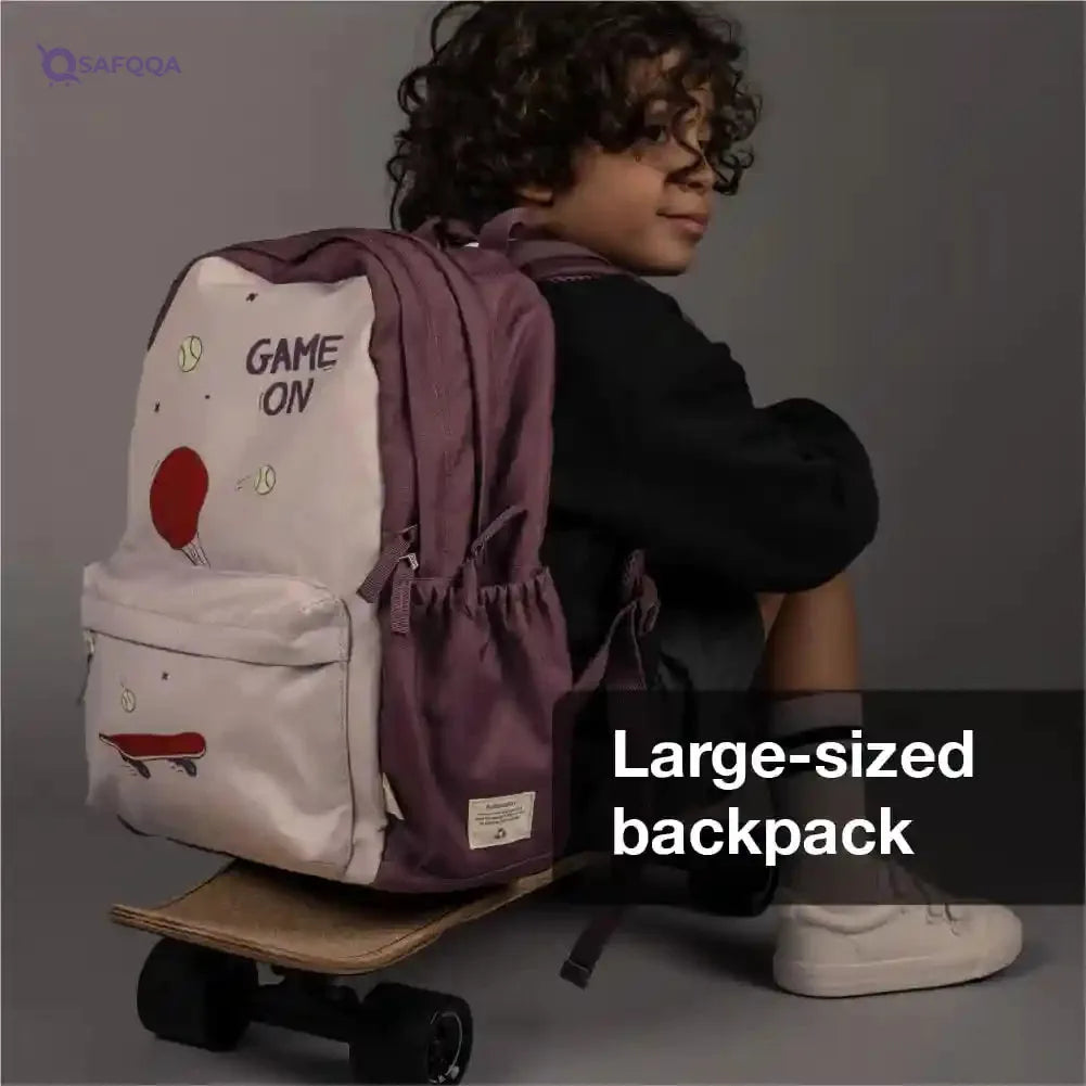 Citron - Grand Backpack for Big Kids | PET Recycled Material - Cool Kid - Safqqa