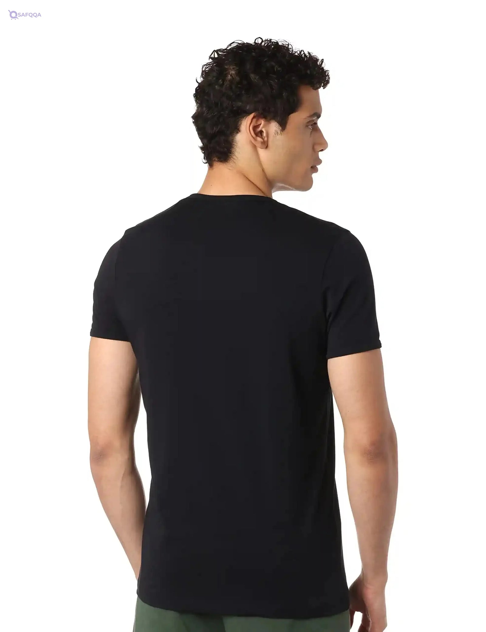 Hero Basic Men’s Round Neck Short Sleeve Undershirt – Soft & Comfortable - Safqqa