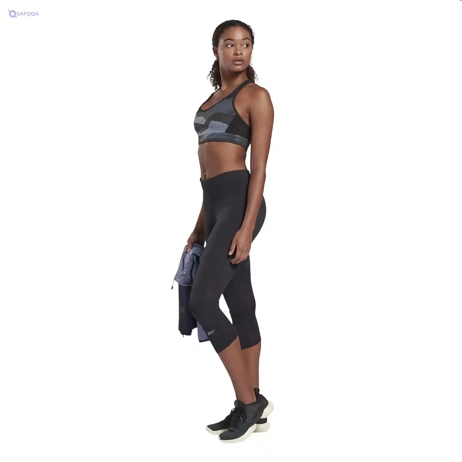 Reebok Women's Re Lux Racer Bra-AOP Sports Bra - Safqqa