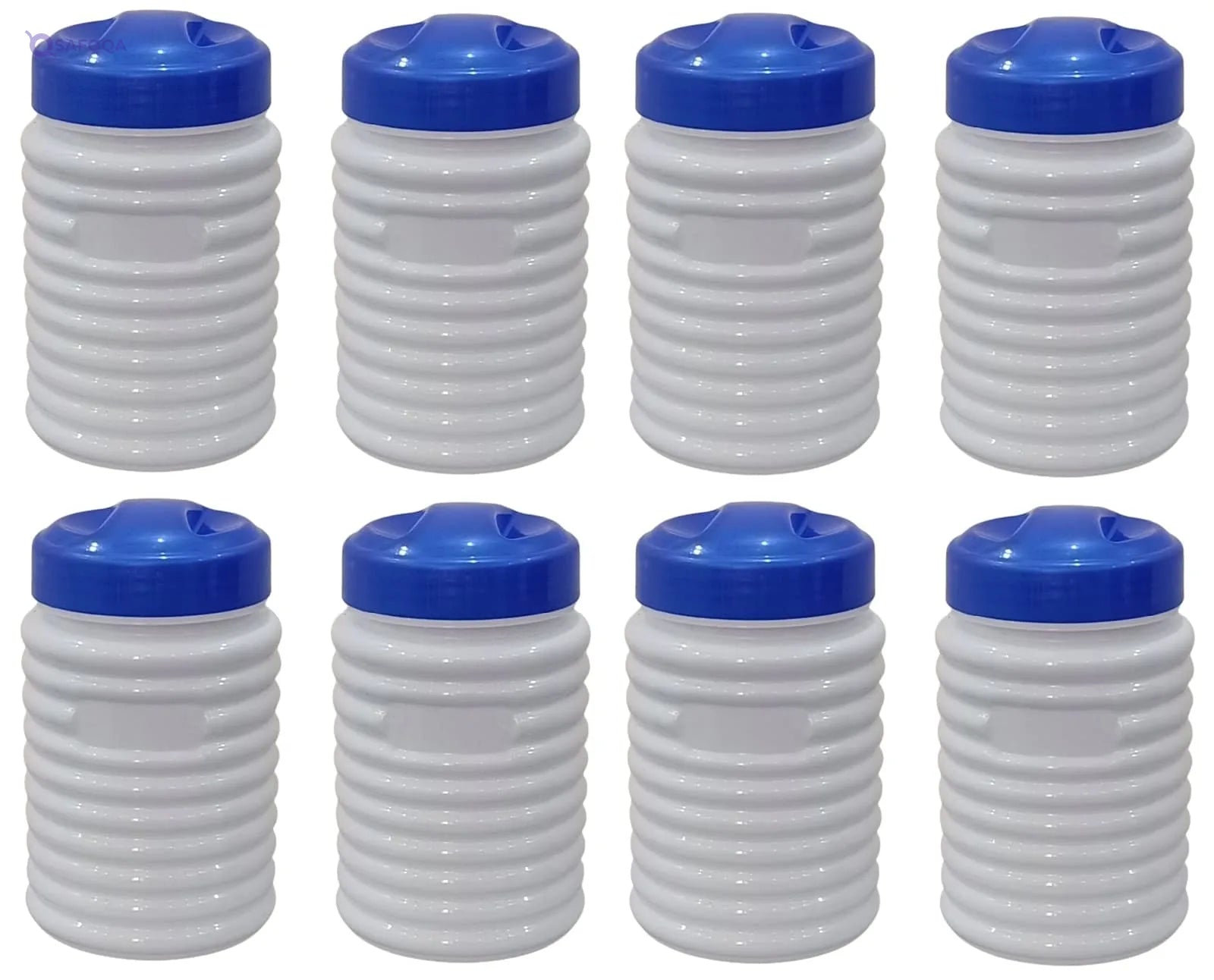 Winner plast Spice jar set ,8 pieces Made from durable, high-quality plastic - Safqqa