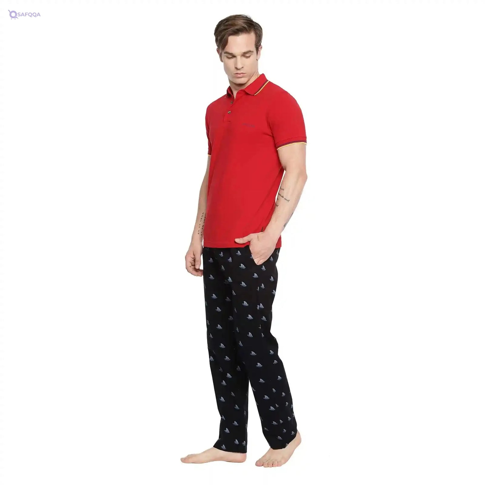 Fruit of the Loom Pant Pajama For Men's Soft and breathable fabric for ultimate comfort - Safqqa