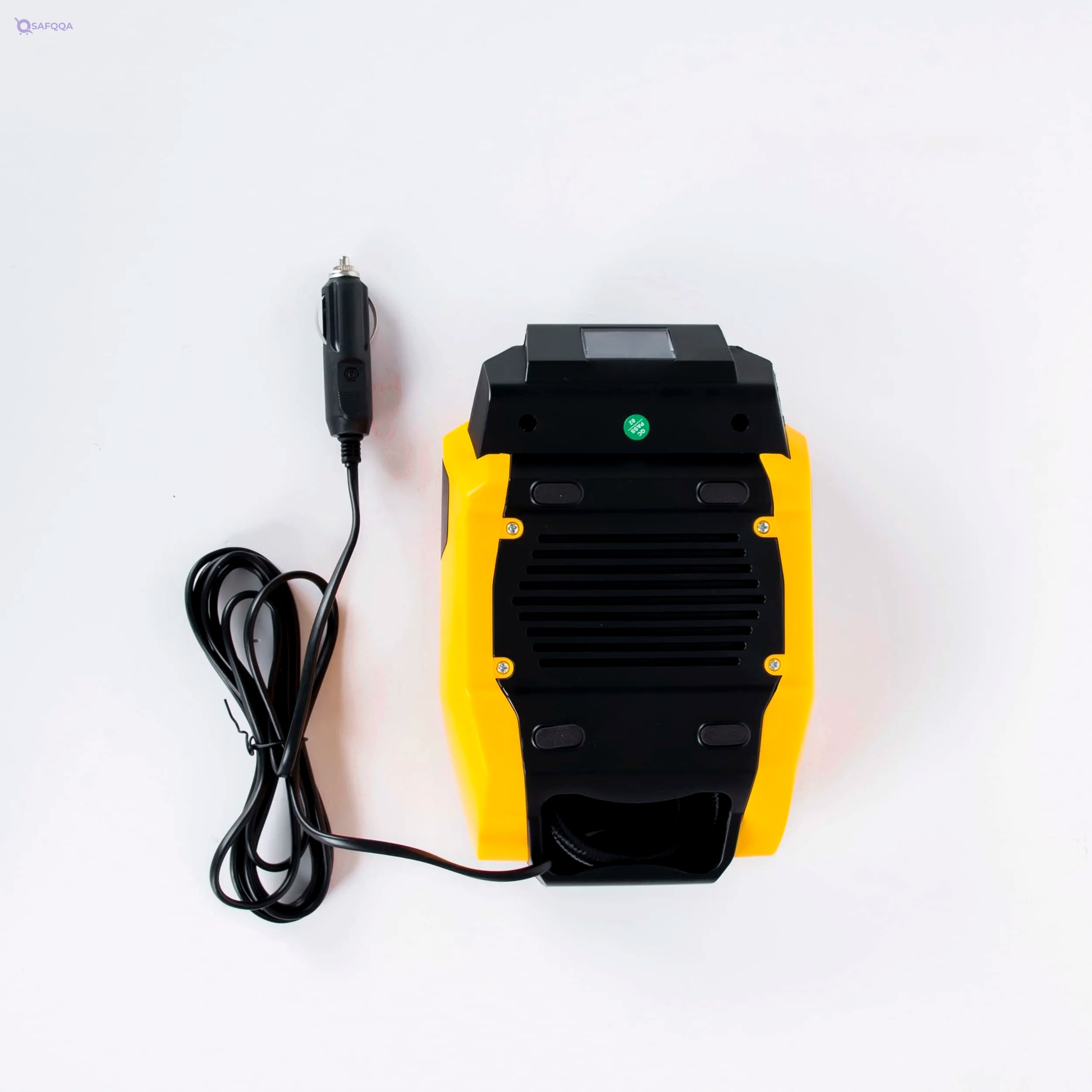Portable 12V Air Compressor for Car Tires – LED Digital Display, 1 Cylinder - Safqqa