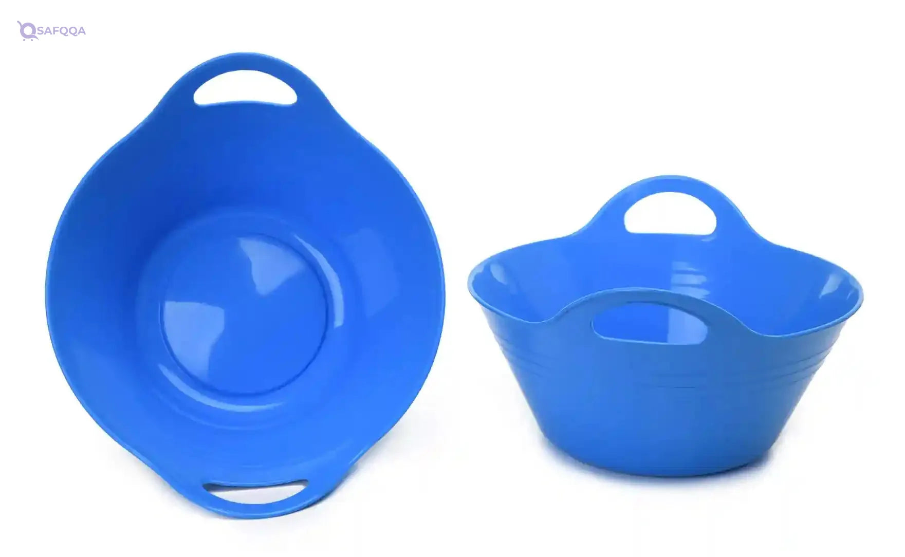 Mintra Home Plastic Bowls with Handles – Medium 1.8L (2 Pieces) - Safqqa