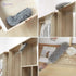 Automatic Folding Mop with Hand Duster Stainless Steel for Cleaning High and Hard Places Dust and Dirt. - Safqqa