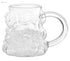 Bubbles Glass Mug 170ml – Clear Transparent Design - Safqqa