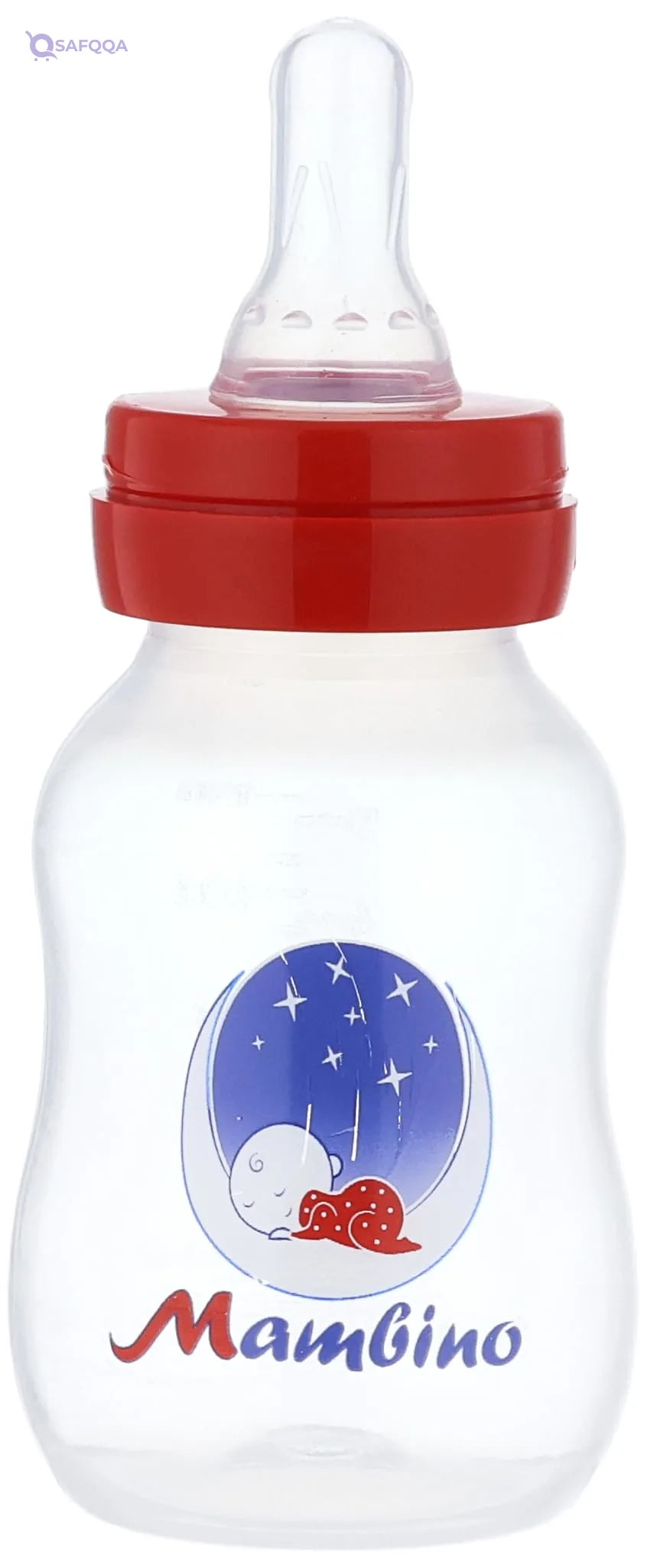MAMBINO Baby bottle without handle  ,150 ml ,0 month - Safqqa