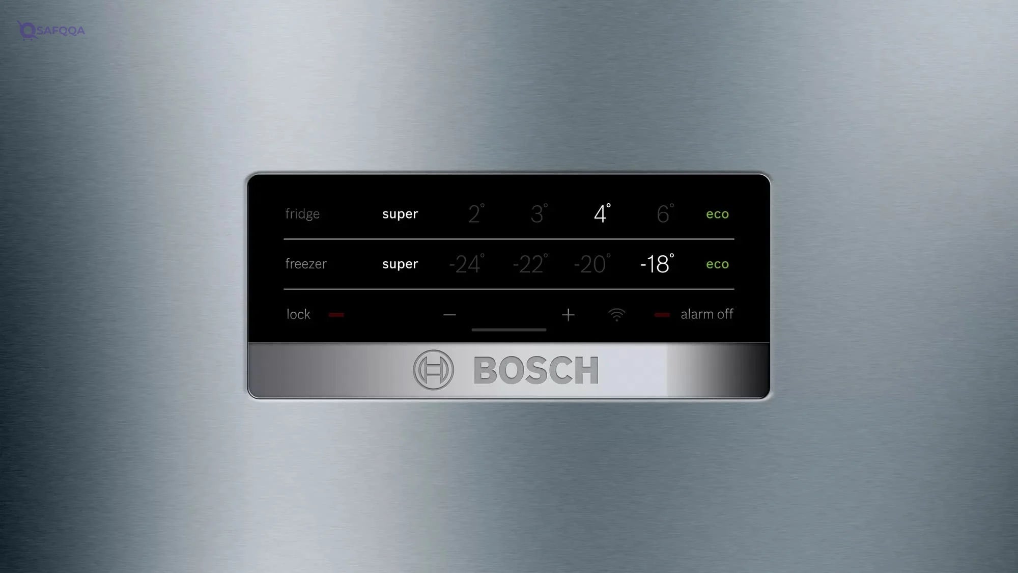 Bosch Refrigerator With Bottom Freezer, 193 x 70 cm - 505 liters - Stainless Steel, Silver - Safqqa