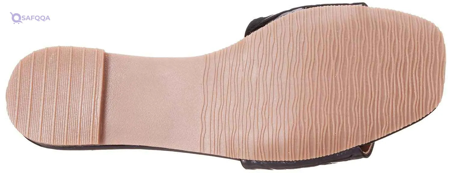 Square-Toe Quilted-Strap Slide Slippers For Women - Safqqa Egypt