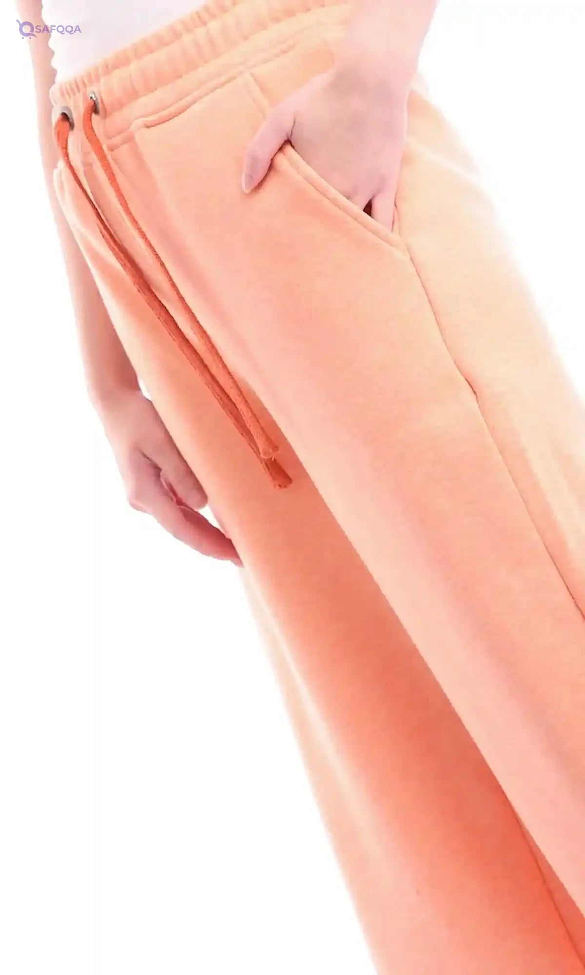 Ravin womens Ravin 96942 Elastic Waist With Drawstring Cotton Pants - Heather Coral Casual Pants - Safqqa Egypt